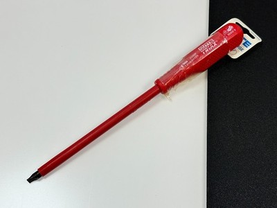 NEW Witte Triax RED Handle INSULATED 1000v 71008 1.2x8.0,x175 Flat Screwdriver