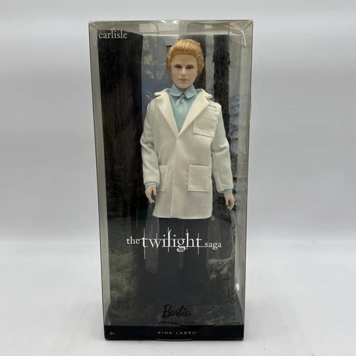 Mattel Barbie Collector The Twilight Saga Carlisle Doll 2012 Pink Label NEW