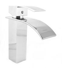 Bathroom Sink Tap Waterfall Mixer Basin Faucet Brass Single Lever 64