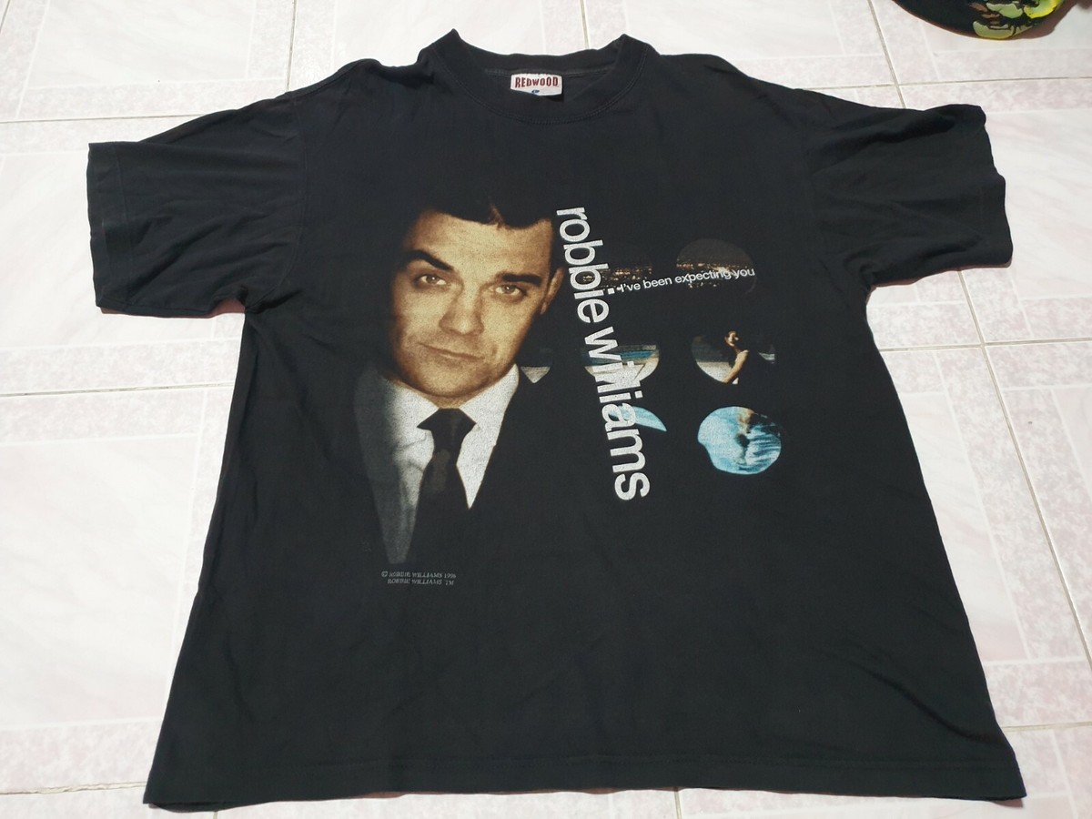 ROBT. WILLIAMS vintage tshirt ビンテージ Robbie Williams t-shirt, vintage 1998 I've Been Expecting You