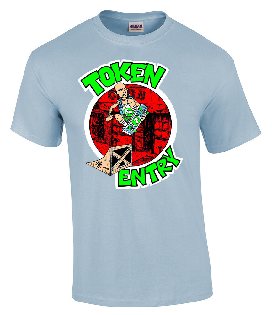 Token Entry T-shirt By Chris Shary. Limited (300), Rare, Official, NYHC,  SXE | eBay