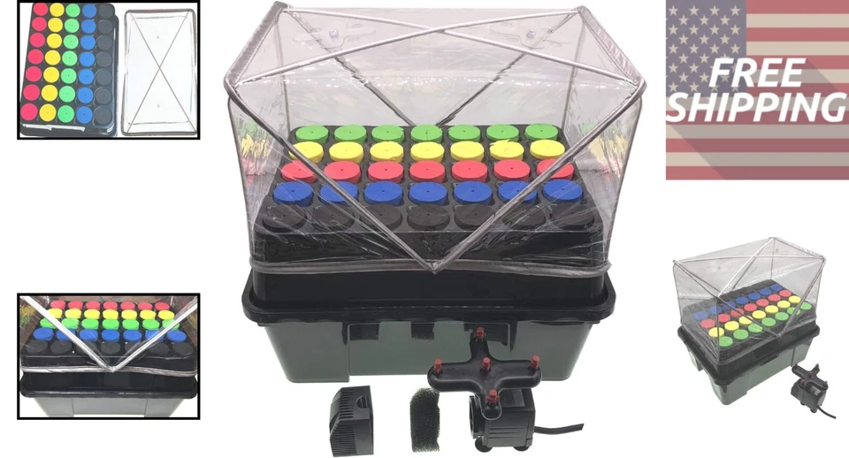 Máquina de clonación aeropónica duradera para propagación de plantas sin problemas - 35 sitios Foto 2 de 4