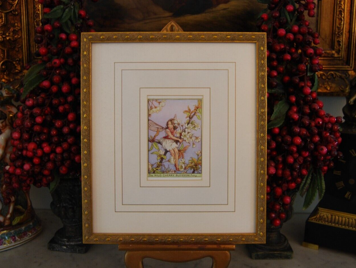 VINTAGE THE WILD CHERRY BLOSSOM FAIRY BY CICELY M BARKER MAT