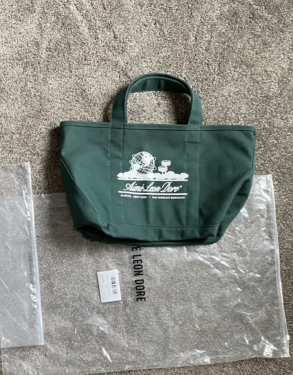 Aime Leon Dore Small Unisphere Tote Bag Green | eBay Aime Leon Dore Small Unisphere Tote Bag Green | eBay