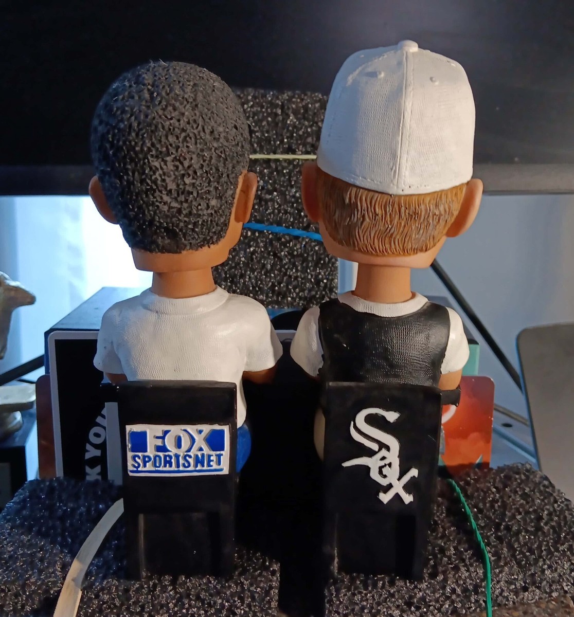 BobbleHead Hawk Harrelson & D.J. Bobblehead 2003 Chicago