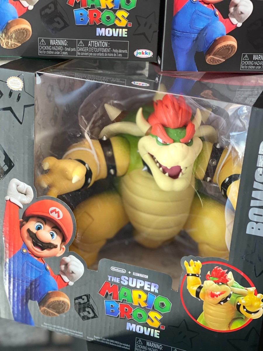 Jakks Super Mario Bros Movie Luigi Toad Princess Peach Bowser Set of