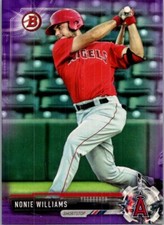 2017 Bowman Draft #BD-153 Nonie Williams Purple #/250