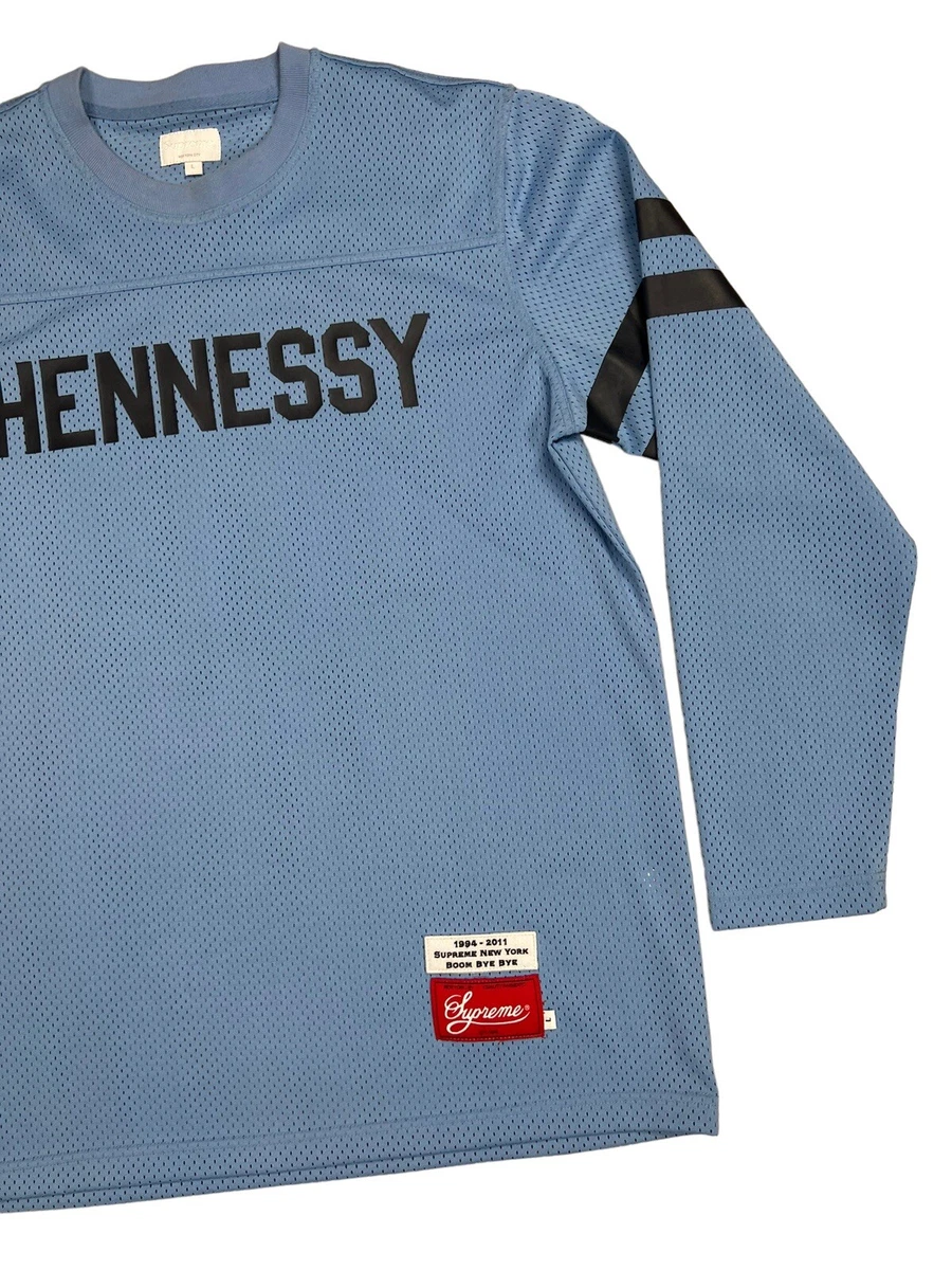 Supreme F/W 11 Hennessy Long Sleeve Jersey Large RARE Blue
