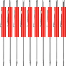 10 Pcs Pocket Screwdriver with Valve Core Removal Tools Mini Screwdriver Set ...