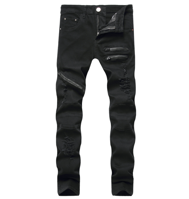 black ripped jeans ebay