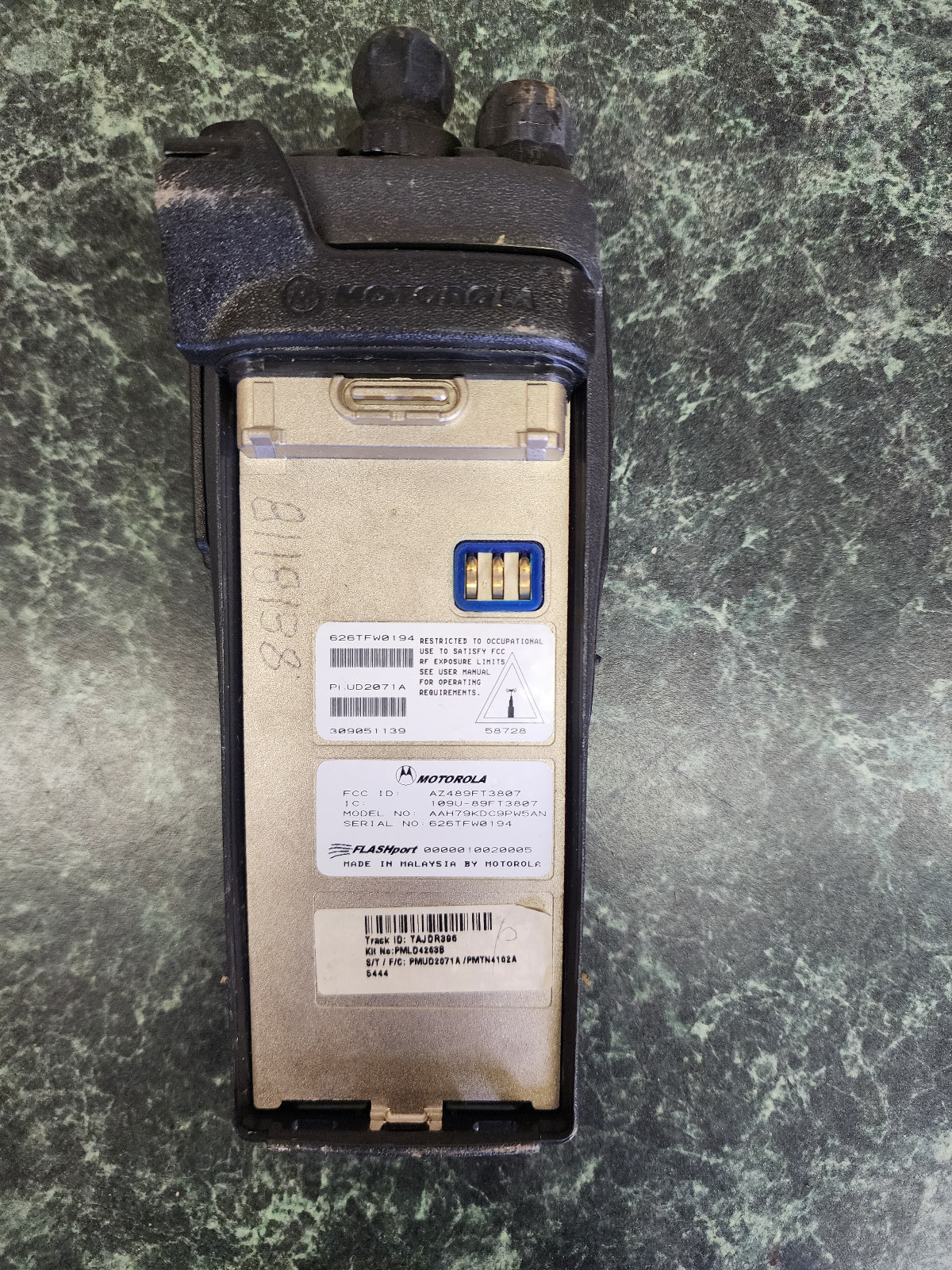 Motorola PR1500 VHF Two Way Radio - No Battery