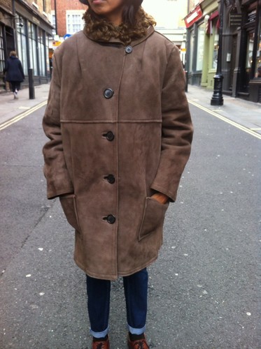 VINTAGE ANTARTEX LAMBSKIN SHEEPSKIN 