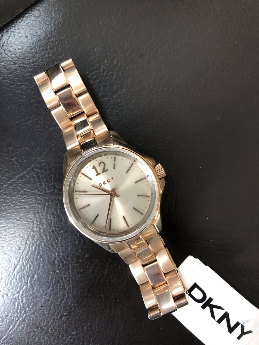 Working DKNY Women\'s Eldridge Grey Dial Rose Gold-tone Ladies Watch 32mm Fit 8in Working DKNY Women main image 4
