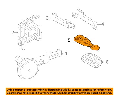 HYUNDAI OEM 19-20 Elantra Electrical Alarm System-Transmitter 95430F2300SSH
