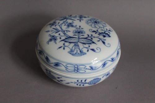 Meissen Zwiebelmuster Deckelschale XXL Deckeldose Bonboniere D 16 cm 1.Wahl - Picture 2 of 7