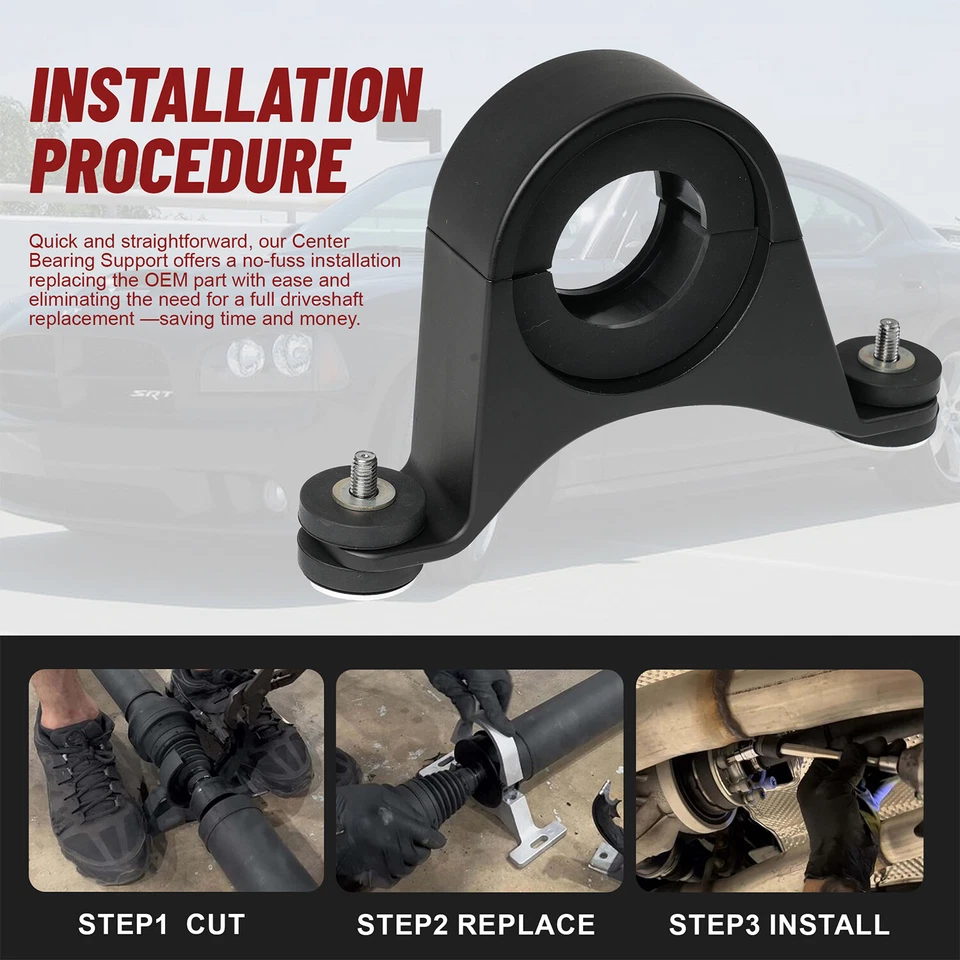 Actualización del soporte del cojinete central del eje de transmisión para Dodge Charger 2005-2014 Foto 2 de 4