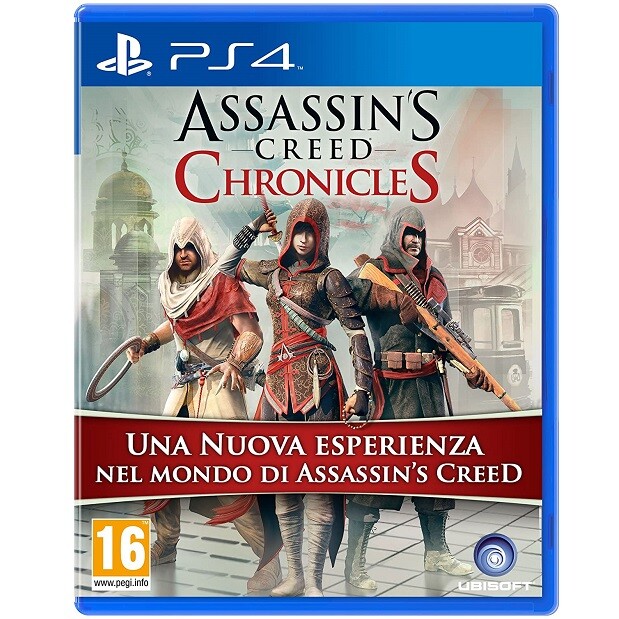 ASSASSIN'S CREED CHRONICLES PS4 GIOCO ITALIANO PLAYSTATION 4 EU PACK 3 EPISODI
