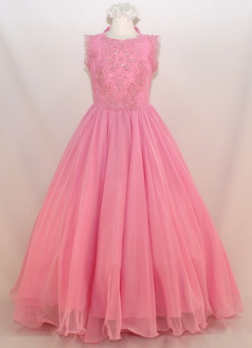 New Girl Glitz National Pageant Wedding Formal Party Dress size:5,6,7,12,14 Pink - Afbeelding 1 van 6