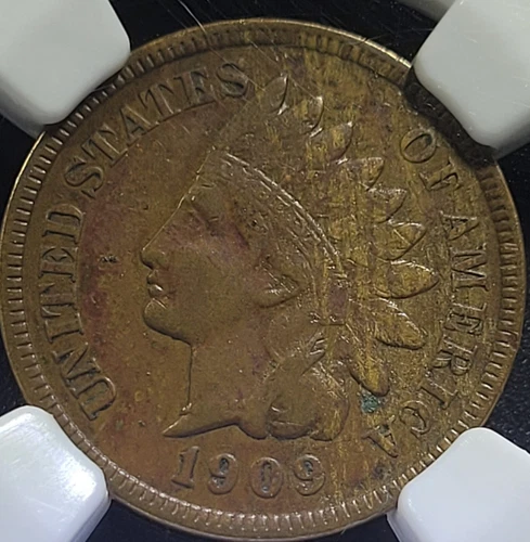 1909-S Indian Head Cent Coin NGC XF45 BN