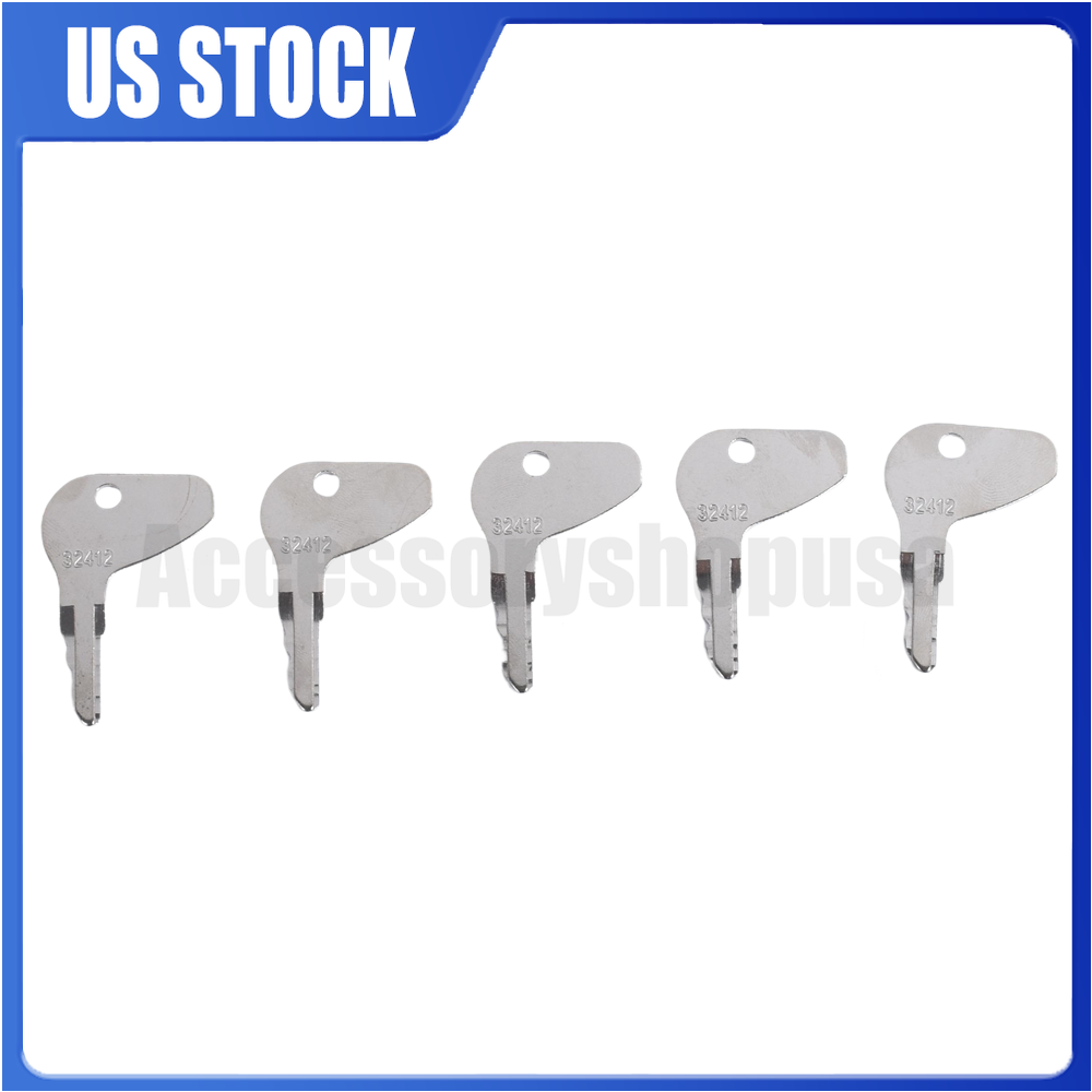 32412 Ignition Keys 4Pcs Replacement for Kubota L G M Series