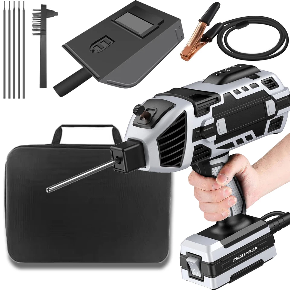 Kit de máquina de soldadura manual 110V 3000W herramienta de soldadura de arco digital soldador eléctrico Foto 3 de 4