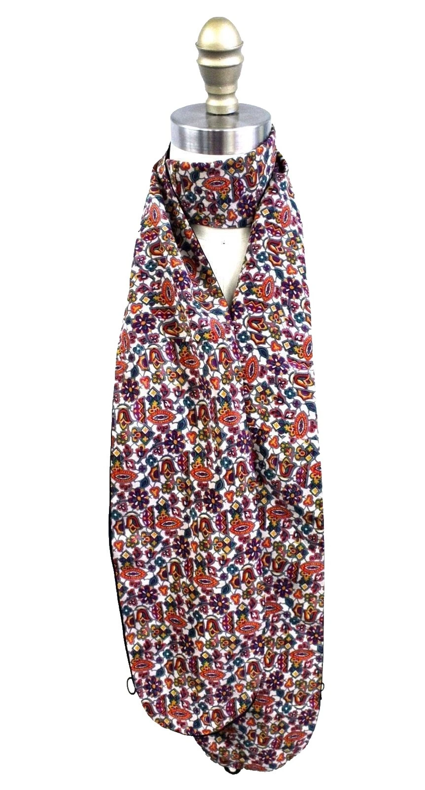 1920s Decade 100% Silk Vintage Scarves & Wraps