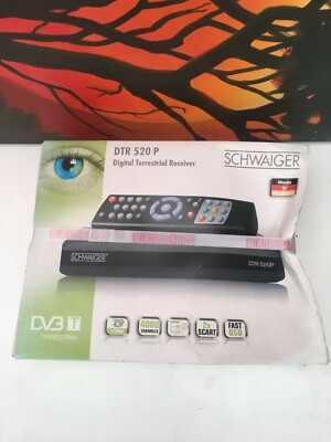 Schwaiger Digital Terrestrial Receiver DTR 520 P Neu 