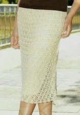 FLORAL CLUSTER SKIRT 4 SIZES WOMEN'S CROCHET PATTERN INSTRUCTIONS