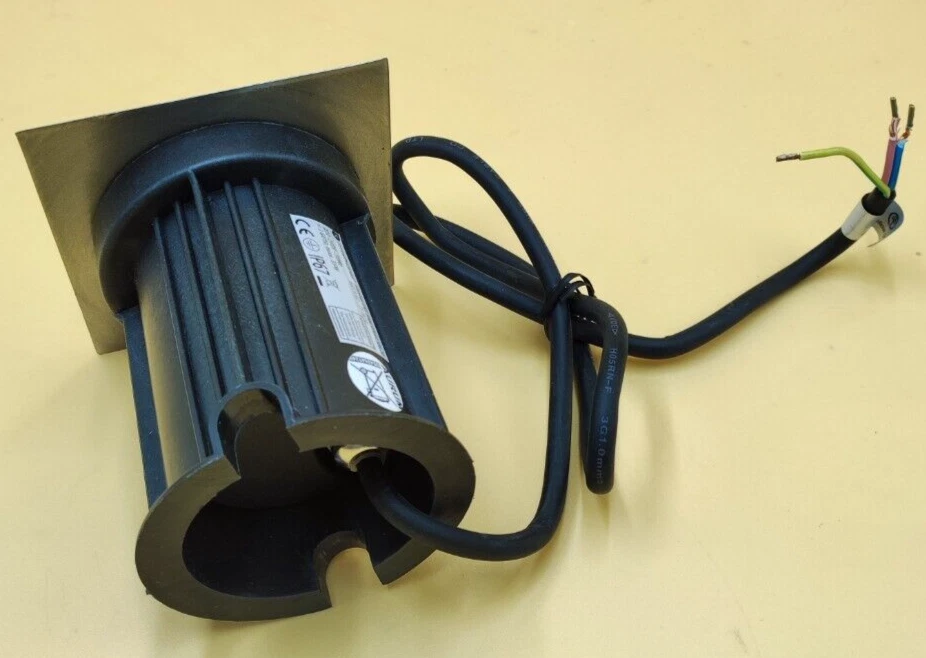 Smartwares Bodenstrahler 800 kg Tragkraft Edelstahl IP65 GU10 Fassung Schwarz - Bild 4 von 4