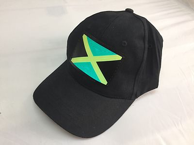 SOUND Activated LED LIGHT UP FLASHING Jamaica FLAG Jamaican Flag PARTY HAT CAP