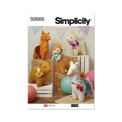 Simplicity Plüschtiere von Elaine Heigl Schnittmuster S9666OS