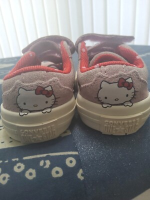 Hello Kitty Converse One Star Säugling/Kleinkind/Kinder UK 3