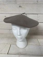 Linda Lundstrom Canada Pure New Wool Tan Women’s Beret OSFA Fast Ship