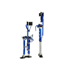 TRAMPOLI ALLUMINIO DA LAVORO PER EDILIZIA PER CARTONGESSO ALTEZZA 45-76 cm GEKO