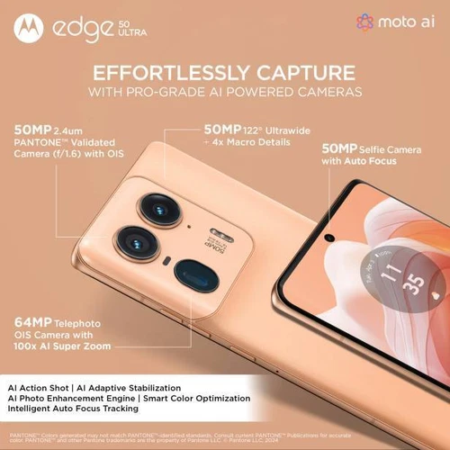 Motorola Edge 50 Ultra 5G-512 GB STORAGE 12GB RAM-100X Super Zoom-GLOBAL VERSION - Picture 4 of 17