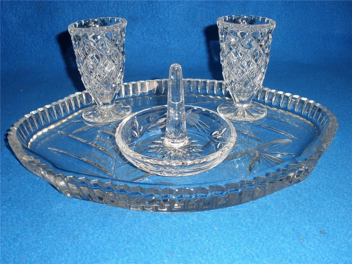 RETRO VINTAGE CRYSTAL VANITY DRESSER SET NO.3. eBay