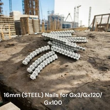 1000x collated STEEL nails 16mm-for Hilti GX3/GX120/Gx100 STEEL AND BEAM Nails