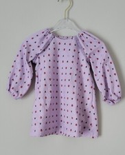 NWT NEW Young Versace baby girls purple ladybug logo dress 12m