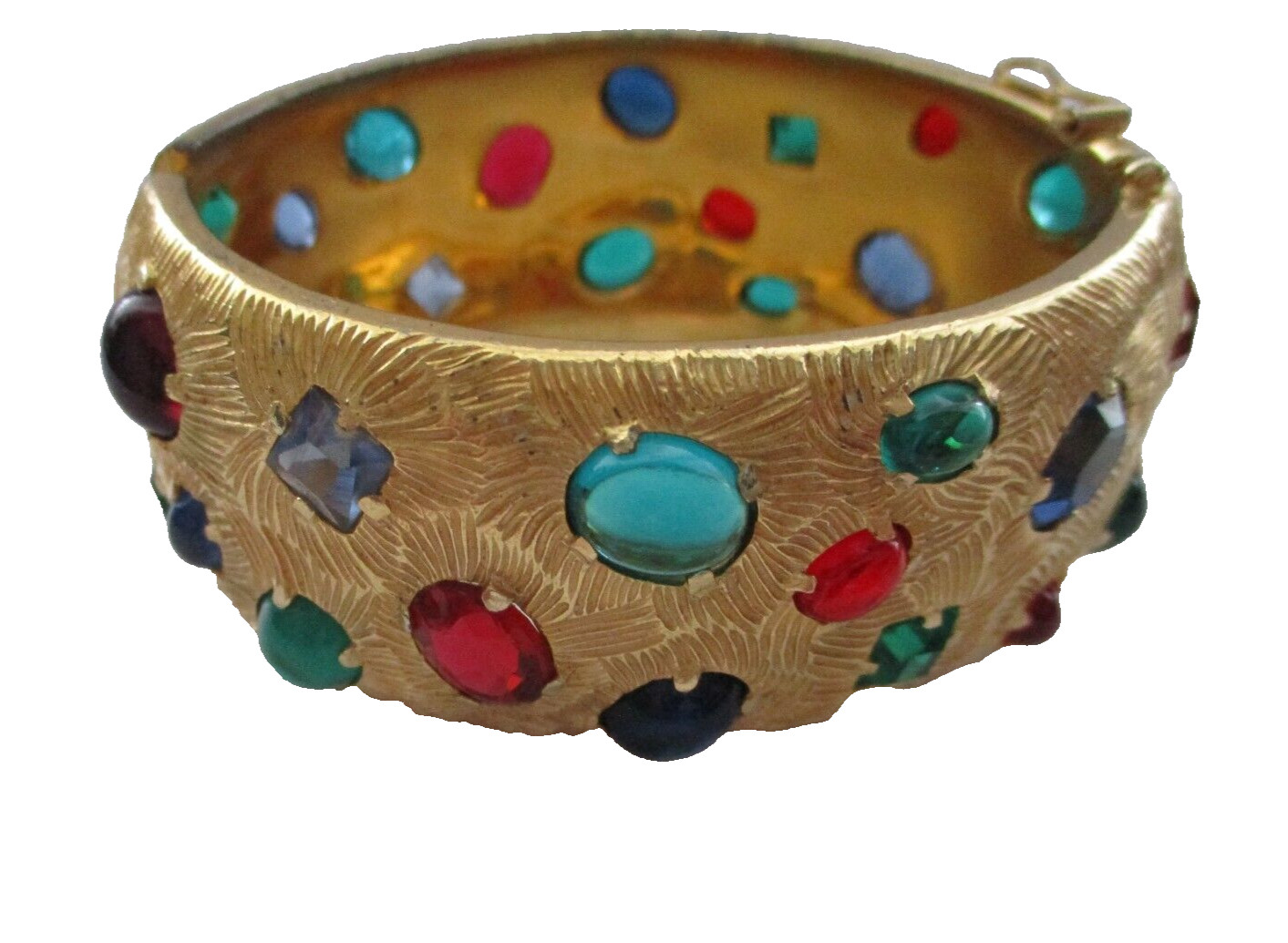 Castlecliff Hinged Multi Color Statement Cuff Bra… - image 1