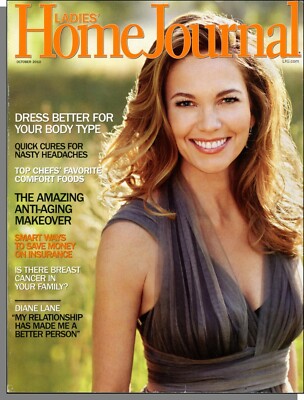 Ladies' Home Journal - 2010, October - Diane Lane, Dress Better For Your Body