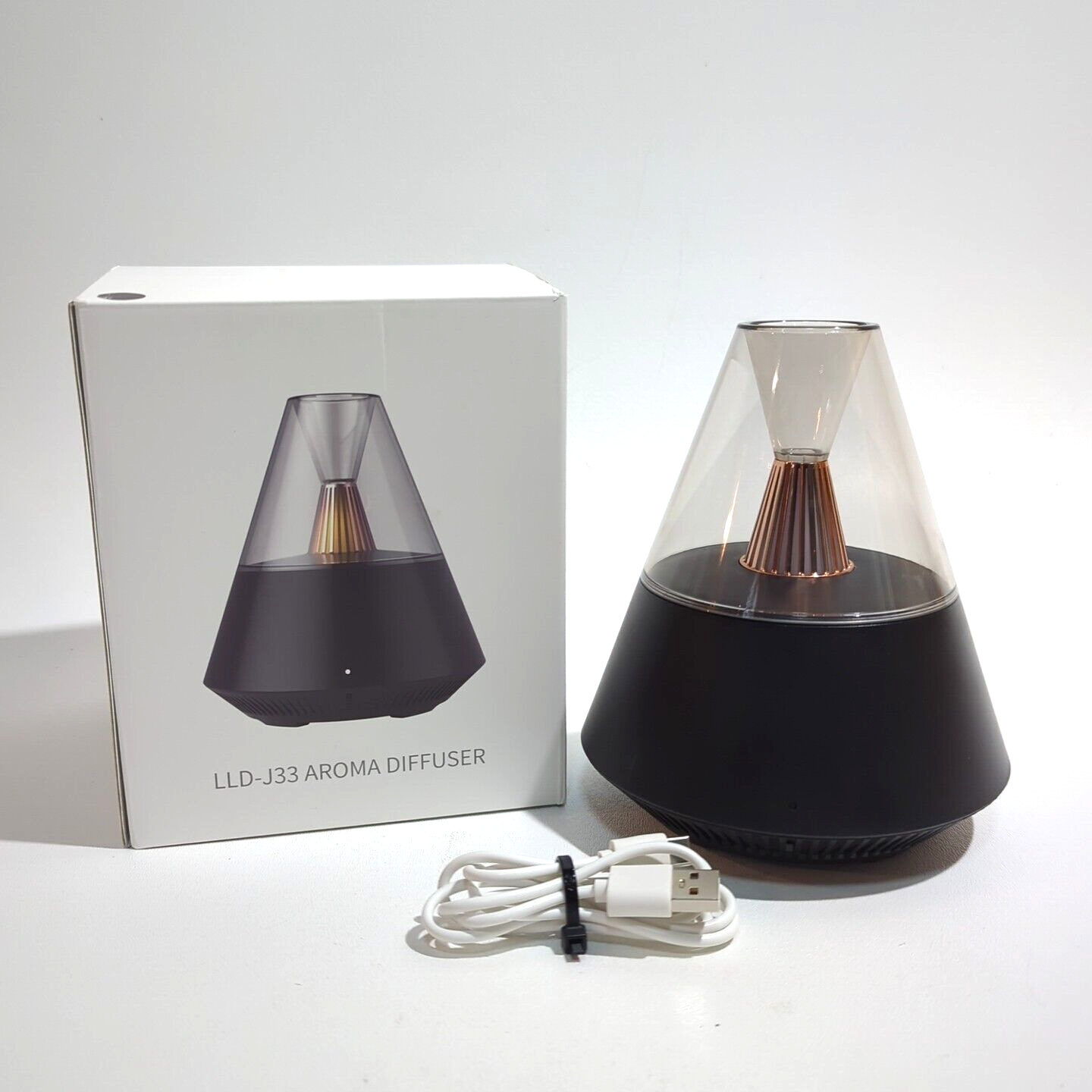 Aromatherapy Essential Oil Diffuser LLD-J33 in Sleek Black-image