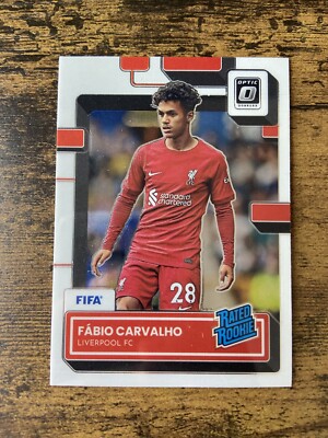 Fabio Carvalho Liverpool FC Panini Donruss Soccer 22-23 OPTICRATED ROOKIE