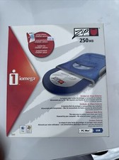                 iOmega Z250P 250MB External Parallel Port Zip Drive, CD Disc  Manual