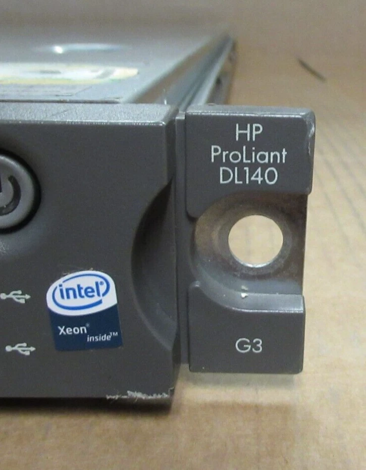 HP ProLiant DL140 G3 Xeon SL9RZ 1.60Ghz 2GB Ram 160GB HDD 1U Rackmount Server - Image 3 of 4