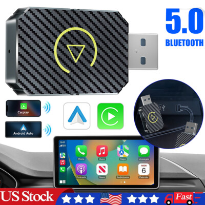 2025 Wireless Carplay Dongle Android Auto Adapter USB Car Connect Box Adapter