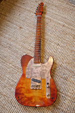Custom Telecaster with Hand-Wound Q Pickups, Locking Tuners, Aged Copper Parts