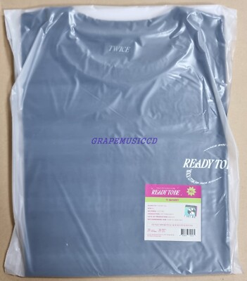 TWICE 5TH WORLD TOUR READY TO BE OFFICIAL MD GOODS T-SHIRT T
