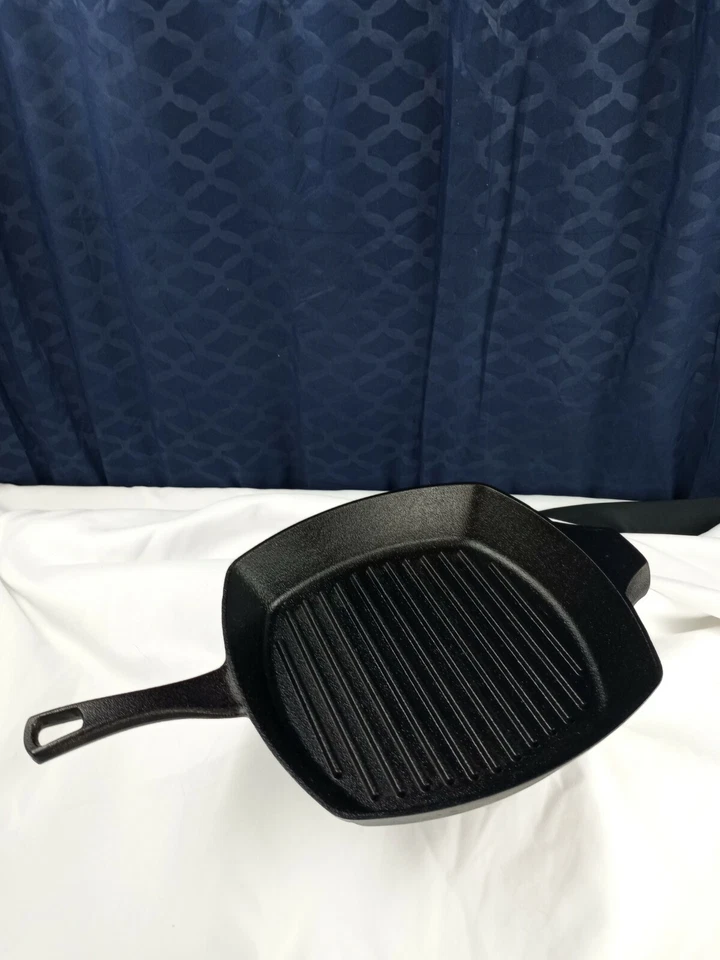 FUNDIDO POR CALPHALON PLANCHA SARTÉN CUADRADA HIERRO FUNDIDO  Foto 3 de 4