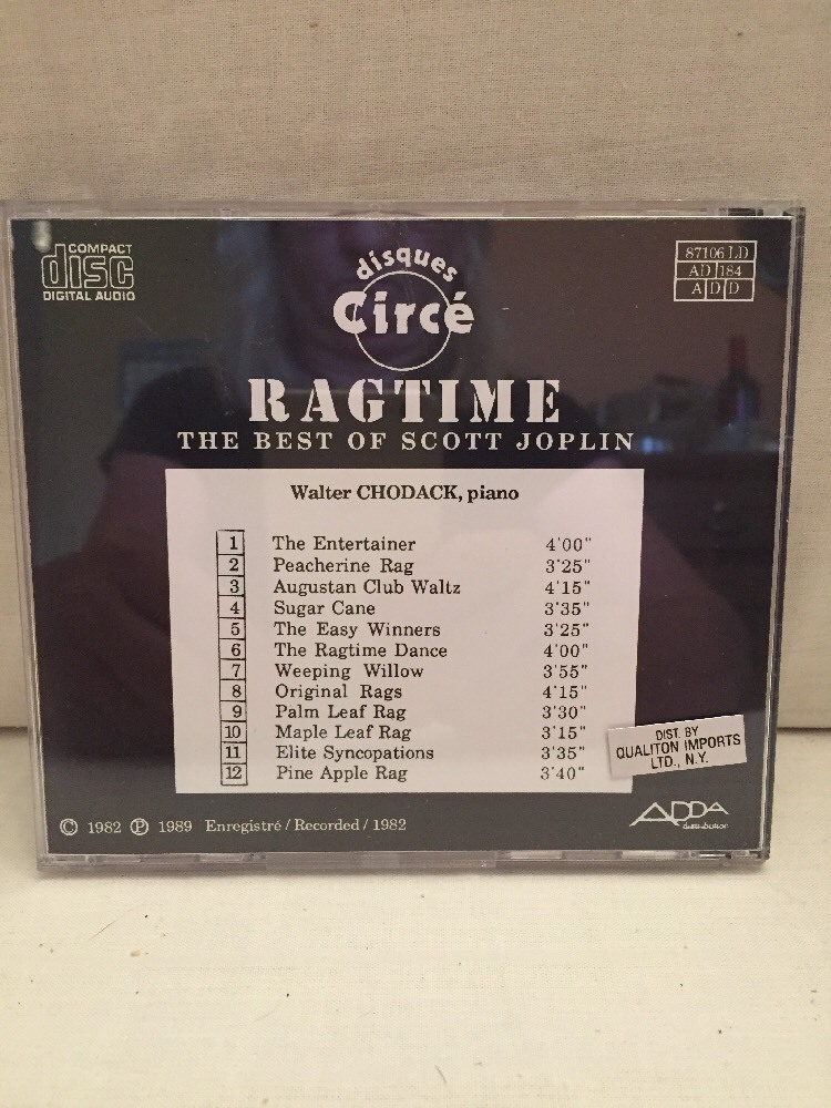 Ragtime The Best Of Scott Joplin W. Chodack Piano | eBay