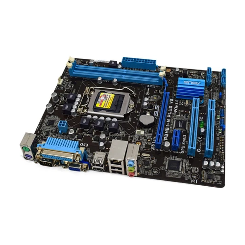 ASUS P8H61-M PLUS V3 with printing port PCI COM Desktop Motherboard - Picture 3 of 5